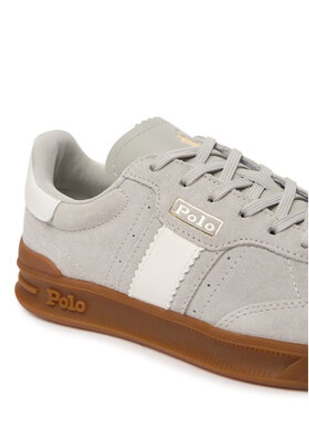 Polo Ralph Lauren Sneakersy Aera 804956688010 Beżowy. Kolor: beżowy. Materiał: skóra