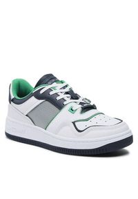 Tommy Jeans Sneakersy Basket Mesh EM0EM01166 Biały. Kolor: biały. Materiał: skóra #6