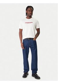 Calvin Klein T-Shirt 30s Graphic LV04RE820G Biały Regular Fit. Kolor: biały. Materiał: bawełna #3