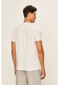 Lacoste - T-shirt TH6709 TH6709-001.. Okazja: na co dzień. Kolor: biały. Materiał: dzianina. Styl: casual #3
