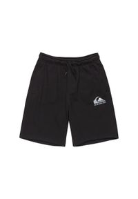 Quiksilver - Spodenki z elastyczną talią EASY DAY. Kolor: czarny, brązowy, zielony, wielokolorowy. Materiał: materiał, poliester, bawełna. Długość: krótkie. Sezon: lato