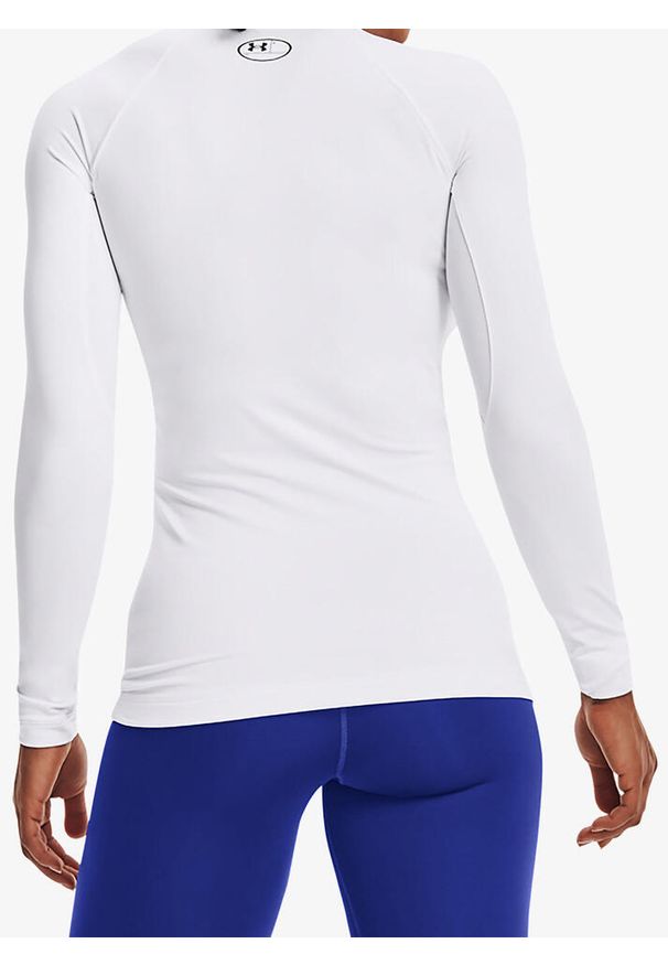Bluza damska Under Armour ColdGear Authentics Crew. Kolor: biały. Długość rękawa: długi rękaw