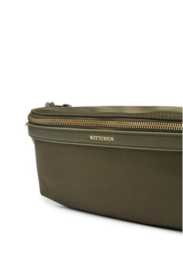 Wittchen - WITTCHEN Saszetka nerka 99-3Y-105-Z Khaki. Kolor: brązowy. Materiał: materiał