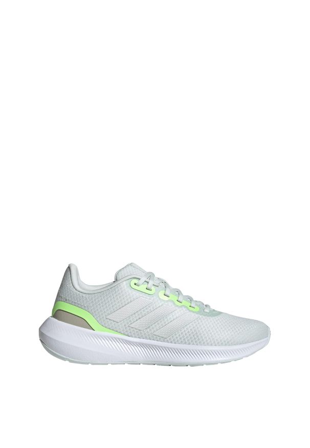 Adidas - Buty Runfalcon 3.0. Kolor: zielony, biały, wielokolorowy. Materiał: materiał. Sport: bieganie