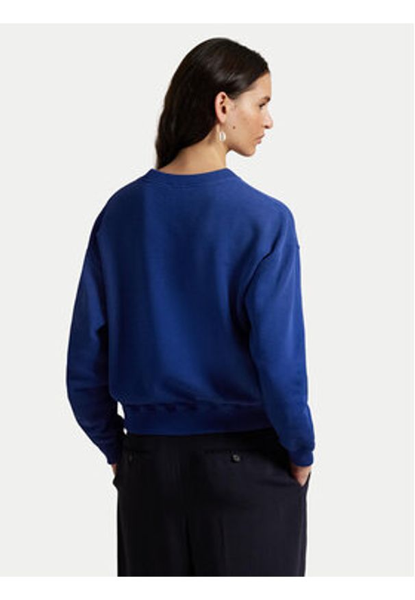 Polo Ralph Lauren Bluza 211971736001 Niebieski Relaxed Fit. Typ kołnierza: polo. Kolor: niebieski. Materiał: bawełna
