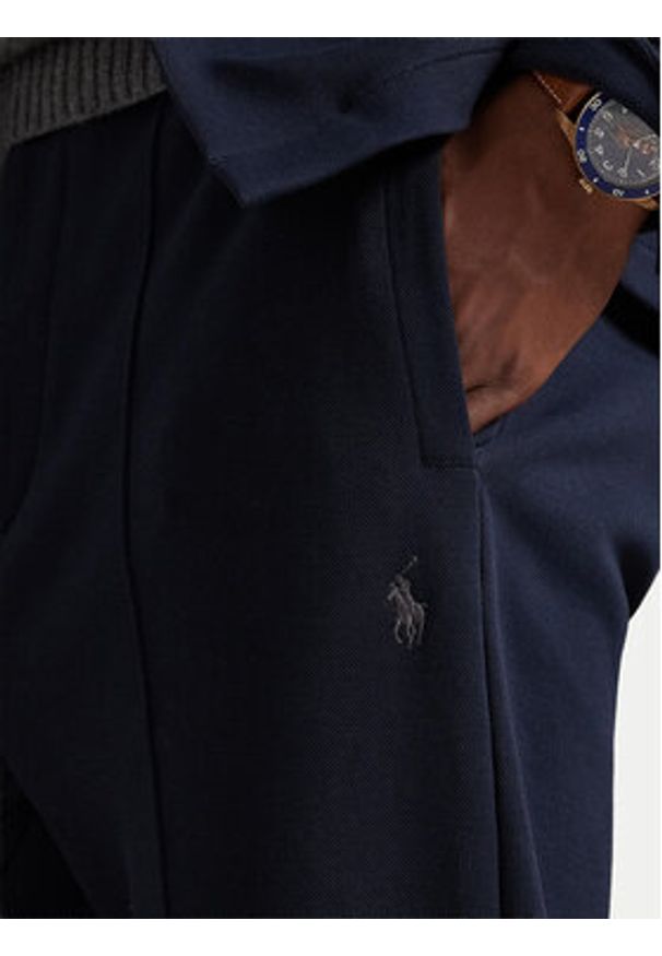 Polo Ralph Lauren Joggery 710B13640002 Granatowy Regular Fit. Kolor: niebieski. Materiał: bawełna