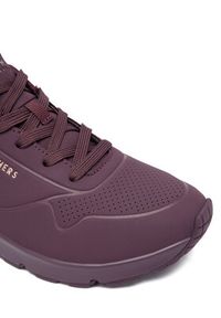 skechers - Skechers Sneakersy Uno 73690/WINE Bordowy. Kolor: czerwony. Materiał: skóra #4