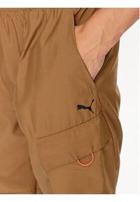 Puma Spodnie dresowe Open Road 675898 Brązowy Regular Fit. Kolor: brązowy. Materiał: syntetyk #3