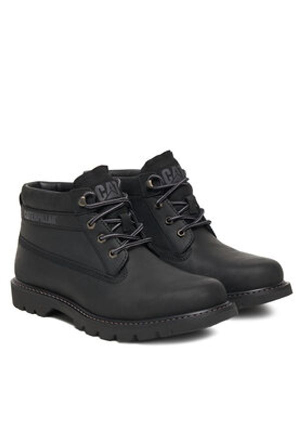 CAT Footwear Trapery Colorado 2.0 Chukka P726363 Czarny. Kolor: czarny. Materiał: nubuk, skóra