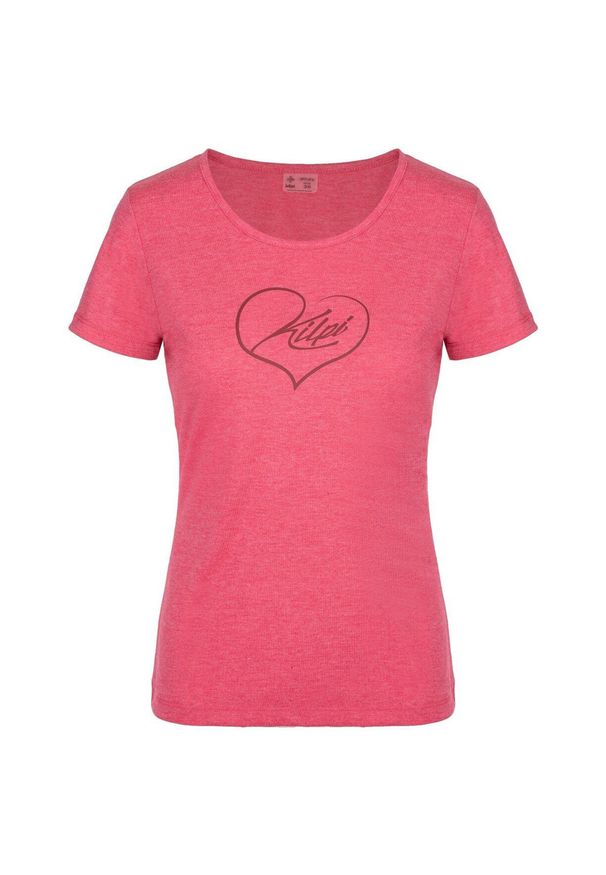 Damska koszulka outdooroowa Kilpi GAROVE-W. Kolor: różowy