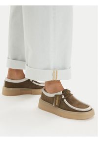 Clarks Półbuty Torview W 26186676 Zielony. Kolor: zielony. Materiał: skóra, zamsz #1