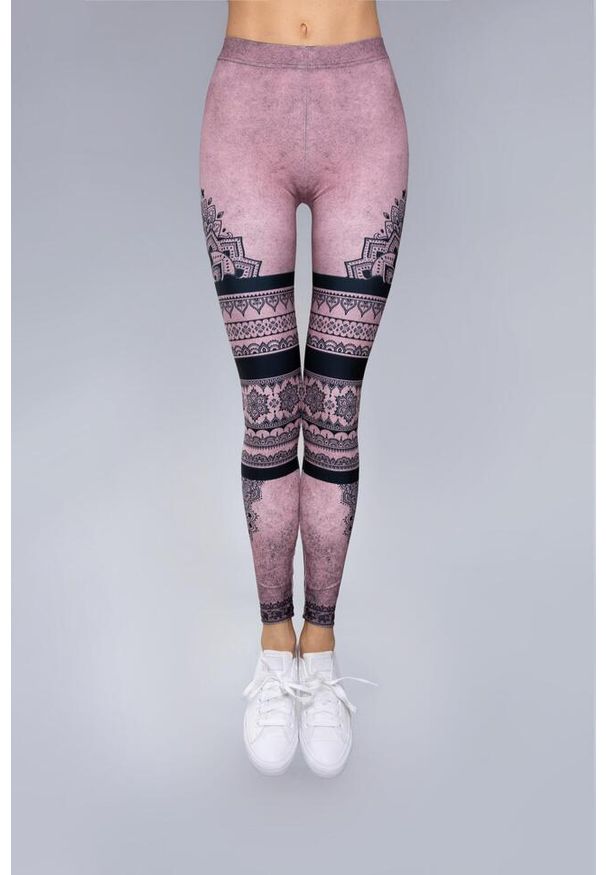 Legginsy sportowe damskie DEEP TRIP Mdina. Kolor: beżowy