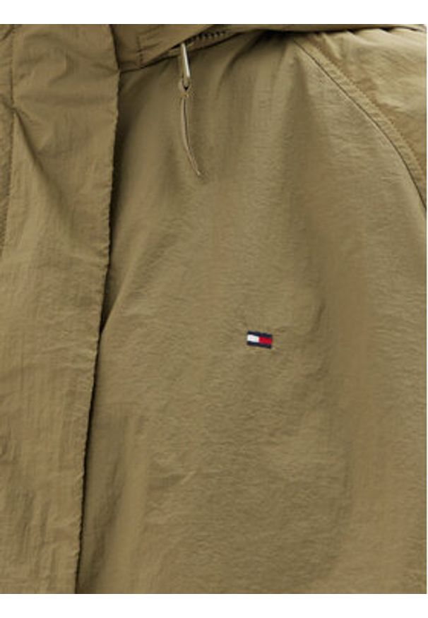 TOMMY HILFIGER - Tommy Hilfiger Wiatrówka WW0WW46444 Khaki Relaxed Fit. Kolor: brązowy. Materiał: syntetyk