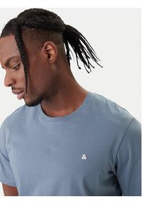Jack & Jones T-Shirt Paulos 12245087 Niebieski Regular Fit. Kolor: niebieski. Materiał: bawełna #7