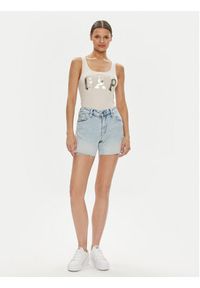 GAP - Gap Top 715017-03 Écru Slim Fit. Materiał: bawełna, syntetyk #3