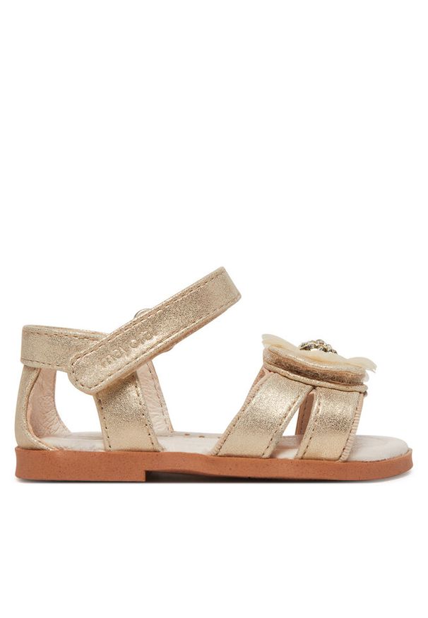 Sandały Mayoral. Kolor: złoty