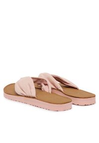 TOMMY HILFIGER - Tommy Hilfiger Japonki Th Ltr Footbed Summer Sandal FW0FW09194 Różowy. Kolor: różowy. Materiał: materiał #2