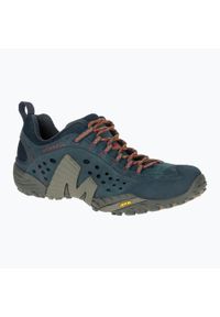 Buty turystyczne męskie Merrell Intercept. Kolor: niebieski