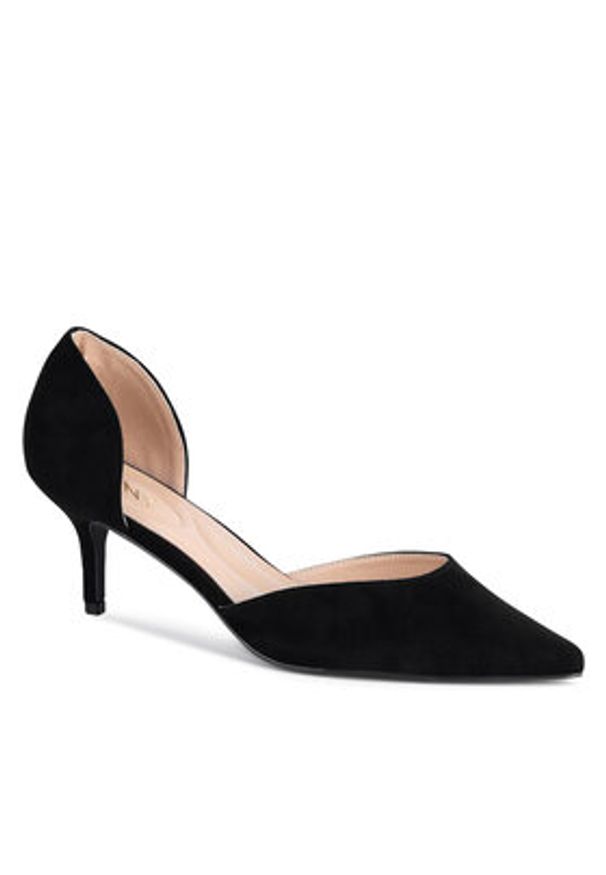 Jenny - JENNY Czółenka CD24052-1 Czarny. Kolor: czarny. Materiał: materiał