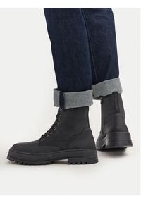 Pepe Jeans Trapery Lincoln PMS50258 Czarny. Kolor: czarny. Materiał: skóra #6