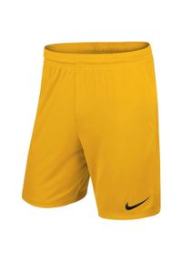 Spodenki dla dzieci Nike Park II Knit Short NB Junior żółty 725988 739. Kolor: żółty