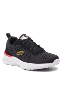 skechers - Skechers Sneakersy Tuned Up 232291/BLK Czarny. Kolor: czarny. Materiał: materiał #5