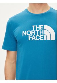 The North Face T-Shirt Easy NF0A87N5 Niebieski Regular Fit. Kolor: niebieski. Materiał: bawełna