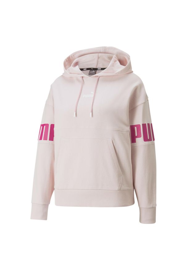 Bluza treningowa damska Puma Power Colorblock Hoodie TR. Kolor: różowy