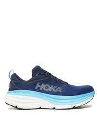 HOKA - Hoka Buty do biegania M Bondi 8 Wide 1127953-OSAA Niebieski. Kolor: niebieski. Materiał: materiał