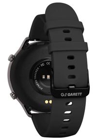 GARETT - Garett Veronica czarny. Rodzaj zegarka: smartwatch. Kolor: czarny. Materiał: tworzywo sztuczne. Styl: elegancki, wizytowy, sportowy