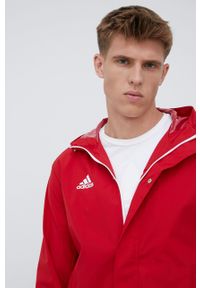 adidas Performance kurtka HG6299 męska kolor czerwony przejściowa. Kolor: czerwony. Materiał: materiał #3