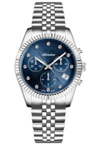 Zegarek damski Adriatica A3809.5145CH CYRKONIE srebrny. Kolor: srebrny #1