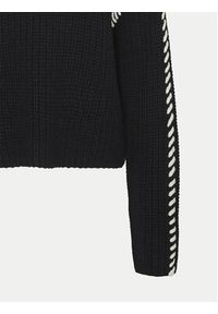 Vero Moda Sweter New Cream 10313514 Czarny Loose Fit. Kolor: czarny. Materiał: bawełna #5