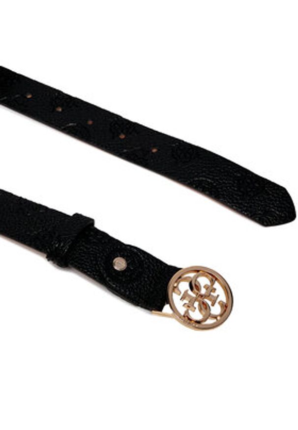 Guess Pasek Damski Izzy (JG) Belts BW9072 P4130 Czarny. Kolor: czarny. Materiał: skóra