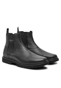 Calvin Klein Jeans Sztyblety Eva Mid Chelsea Boot Lth YM0YM00750 Czarny. Kolor: czarny. Materiał: skóra #3