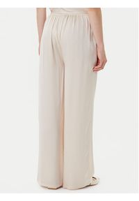 Eleh Spodnie palazzo ESS250049 Écru Regular Fit. Materiał: syntetyk #4