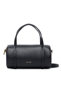 Calvin Klein Torebka Foil Logo Small Duffle Bag LV04F3663G Czarny. Kolor: czarny. Materiał: skórzane #1