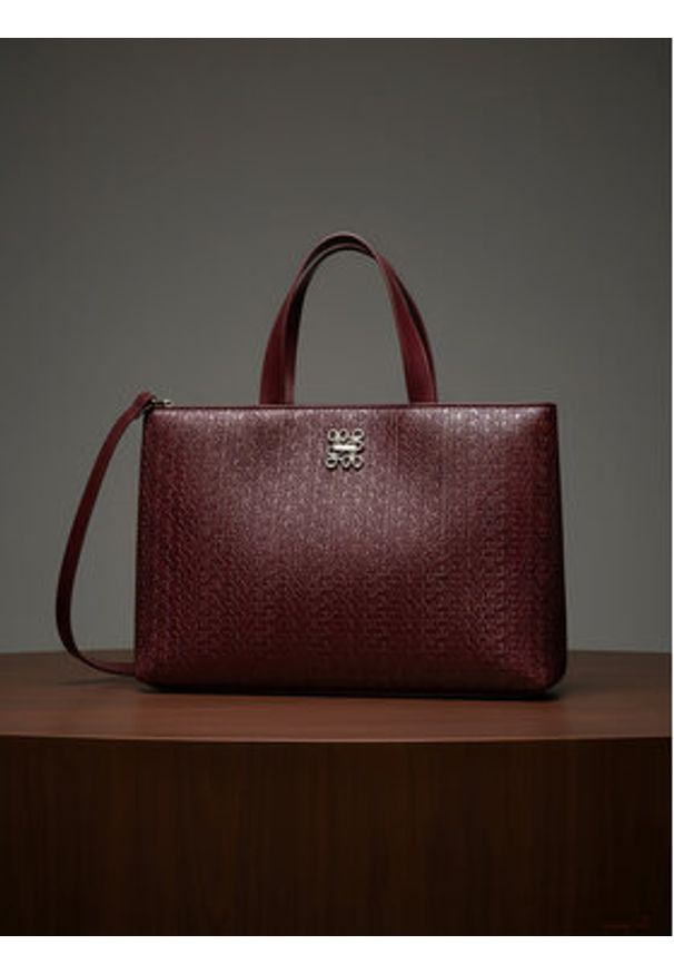 Nine West Torebka CEO-HAMPSHIRE-III-LDA8174 Bordowy. Kolor: czerwony