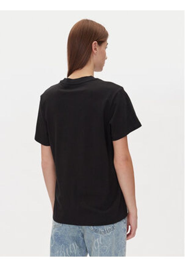 Hugo - HUGO T-Shirt Vintage Tee 50537239 Czarny Relaxed Fit. Kolor: czarny. Materiał: bawełna. Styl: vintage