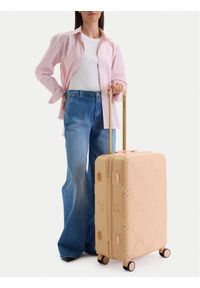Nine West Walizka średnia CEO-NW-M-006-09 BEIGE Beżowy. Kolor: beżowy #1