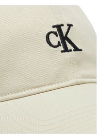 Calvin Klein Jeans Czapka z daszkiem Embroidered Monogram Cap LV04K5024G Biały. Kolor: biały. Materiał: bawełna #2