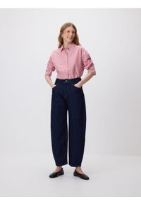 Reserved - Koszula z bawełny oxford - czerwony. Kolor: czerwony. Materiał: bawełna #1