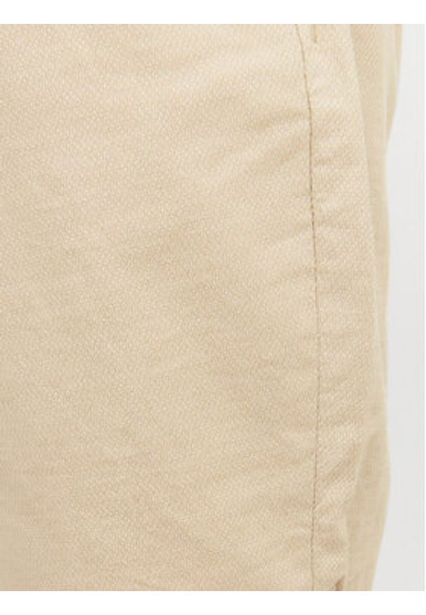 Jack & Jones - Jack&Jones Szorty materiałowe Fury 12206889 Beżowy Regular Fit. Kolor: beżowy. Materiał: bawełna