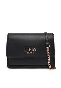 Liu Jo Torebka Ecs M Crossbody AF5152 E0058 Czarny. Kolor: czarny. Materiał: skórzane