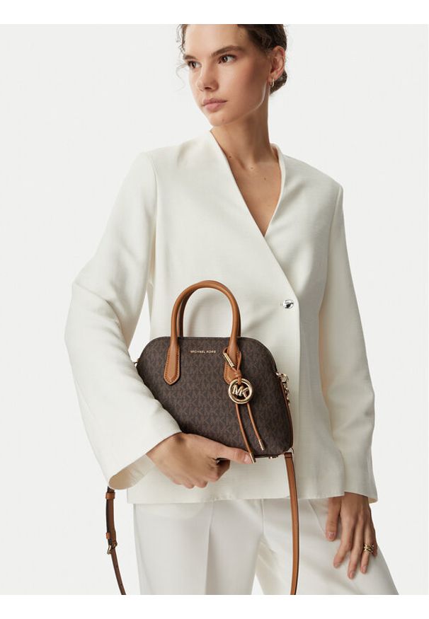 MICHAEL Michael Kors Torebka 30T6GX4S2B Brązowy. Kolor: brązowy. Materiał: skórzane