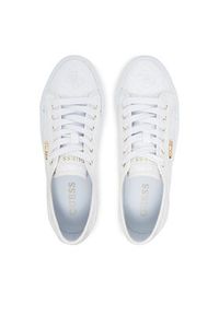 Guess Sneakersy FLTJLV FAL12 Biały. Kolor: biały. Materiał: skóra #4