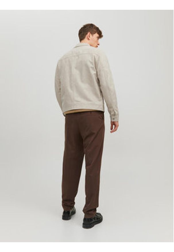 Jack & Jones Kurtka z imitacji skóry Payton 12213082 Beżowy Regular Fit. Kolor: beżowy. Materiał: skóra