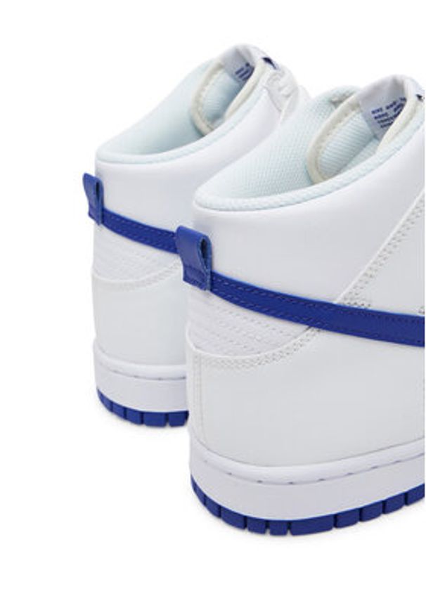 Nike Sneakersy Dunk Hi Retro DV0828 101 Biały. Kolor: biały. Materiał: skóra