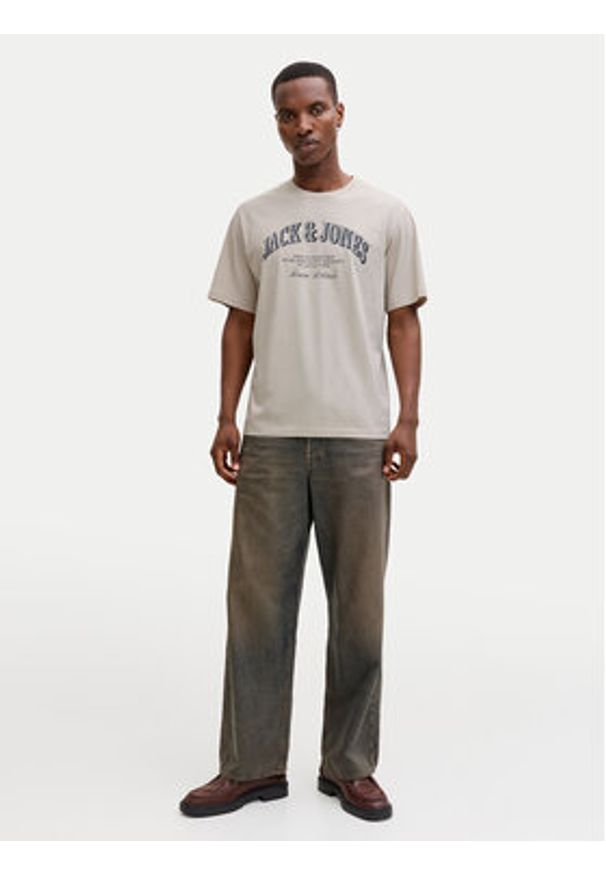 Jack & Jones T-Shirt Denver 12291213 Szary Relaxed Fit. Kolor: szary. Materiał: bawełna