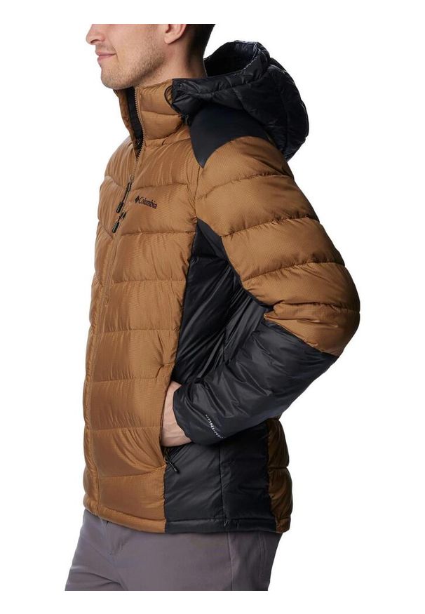 columbia - Kurtka męska Street Columbia Labyrinth Loop z kapturem. Typ kołnierza: kaptur. Kolor: czarny, brązowy, wielokolorowy. Technologia: Omni-Heat (Columbia)